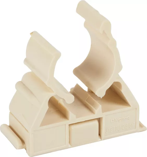 legrand-lyre � clipsage �16mm - finition sable ral1015 (07560)