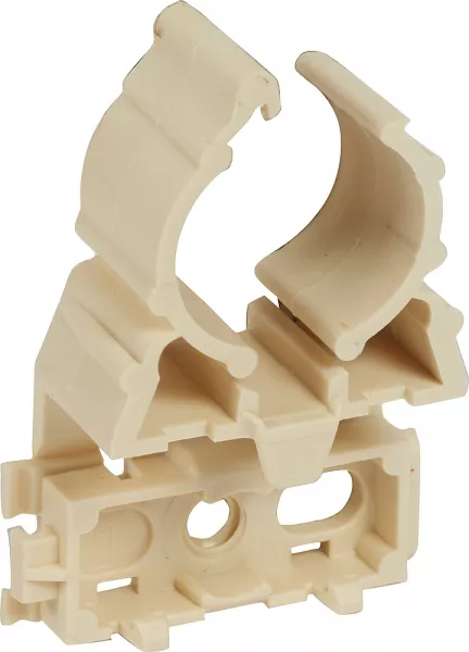 legrand-lyre � clipsage �20mm - finition sable ral1015 (07561)