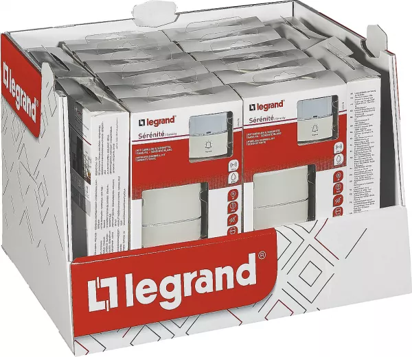 legrand-mini box -  carillon radio s�r�nit� - blanc (300213)