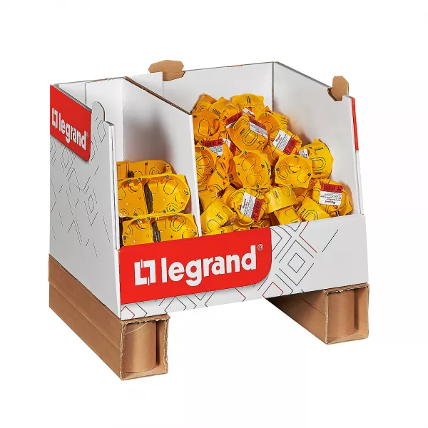 legrand-mini box boite d\'encastrement batibox cloisons s�ches 100x1 poste et 20x2 postes (300084)