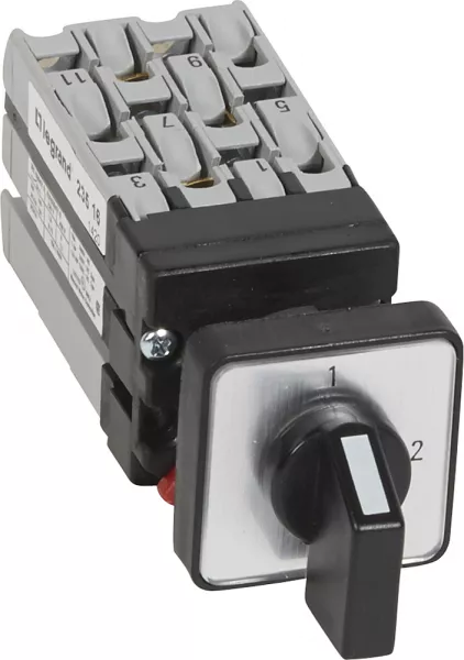 legrand-mini-commutateur - 3 directions sans position arr�t - 2p - fixation �22 (023516)