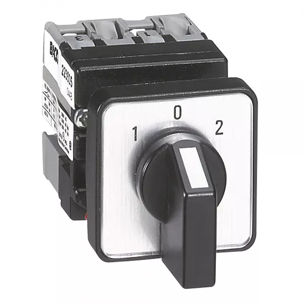 legrand-mini-commutateur - inverseur avec position arr�t - 2p - 4 contacts -fixation �22 (023506)