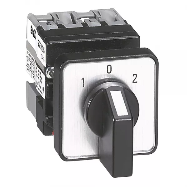 legrand-mini-commutateur - inverseur avec position arr�t - 4p - 8 contacts -fixation �22 (023508)