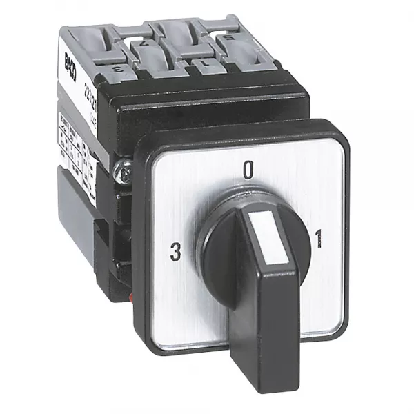 legrand-mini-commutateur � cames 3 directions - position arr�t -2p fixation centrale �22 (023522)