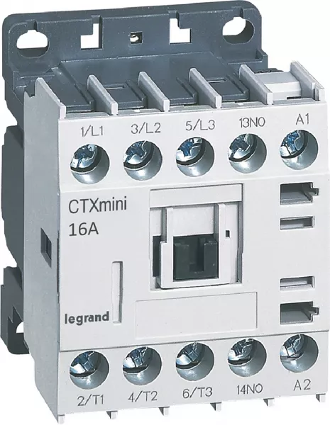 legrand-mini-contacteur de puissance ctx� 3p 16a+contact auxiliaire-1no - 110v~ (417064)