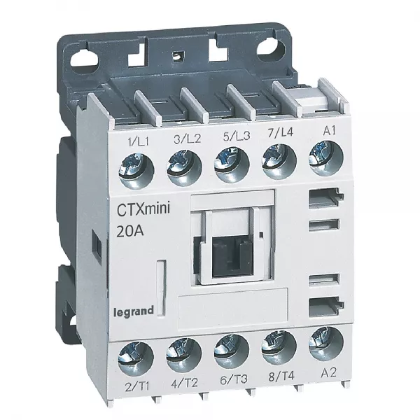 legrand-mini-contacteur de puissance ctx� 4p sans contact auxiliaire - 20a - 415v~ (417149)