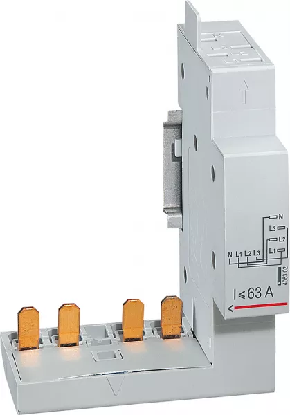 legrand-module raccord par peigne dx-borne auto -4p pour contacteur (406302)