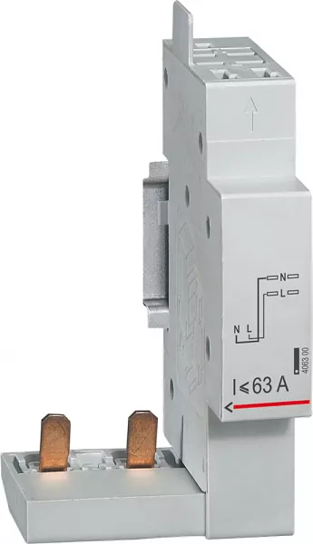 legrand-module raccord par peigne dx t�te de groupe  - 2p jusqu\'� 63a (406300)