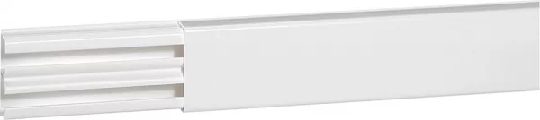 legrand-moulure dlplus 32x12,5mm 2 compartiments longueur 2,1m - blanc (030014)