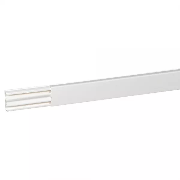 legrand-moulure dlplus 40x12,5mm 2 compartiments longueur 2,1m - blanc (030020)