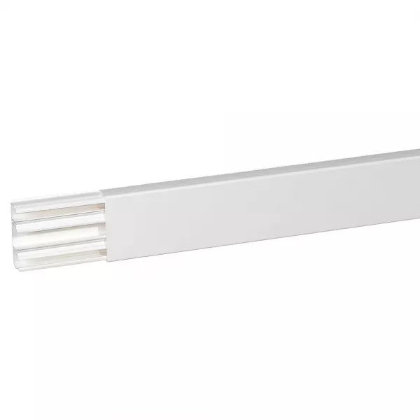 legrand-moulure dlplus 60x20mm 3 compartiments longueur 2,1m - blanc (030114)