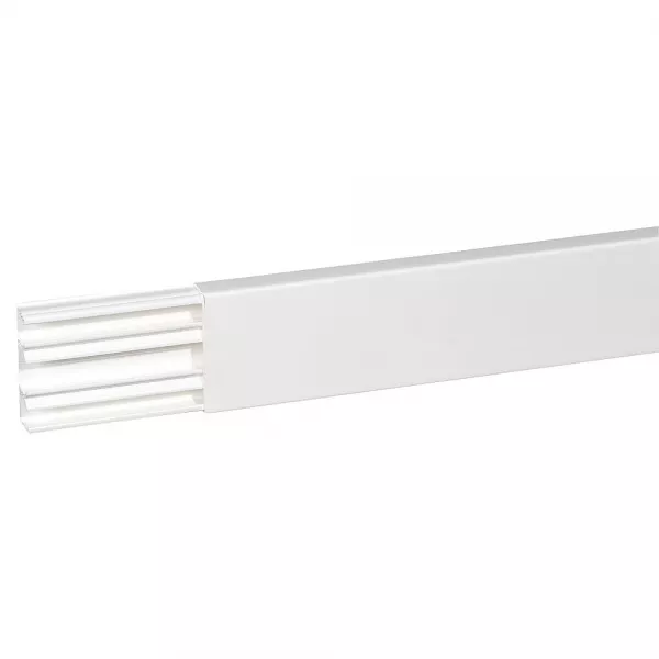 legrand-moulure dlplus 75x20mm 3 compartiments longueur 2,1m - blanc (030033)