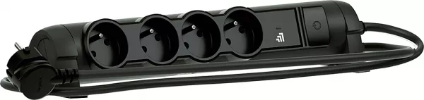 legrand-multiprises 4 x 2p+t mesure connectee fb (050040)