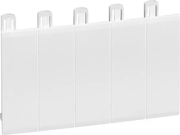 legrand-obturateur 5 modules s�parable- blanc ral9003 (001660)