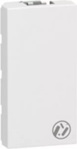 legrand-obturateur mosaic 1 module - blanc antimicrobien (078720)