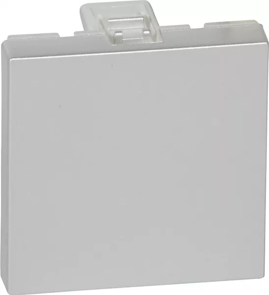legrand-obturateur mosaic 2 modules - finition alu (079280)