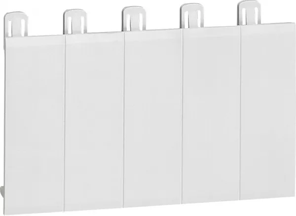 legrand-obturateur pour coffret - bande de 5 modules - blanc (093041)