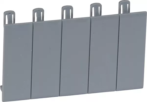 legrand-obturateurs 5 modules s�cables - gris fonc� l746a (001961)