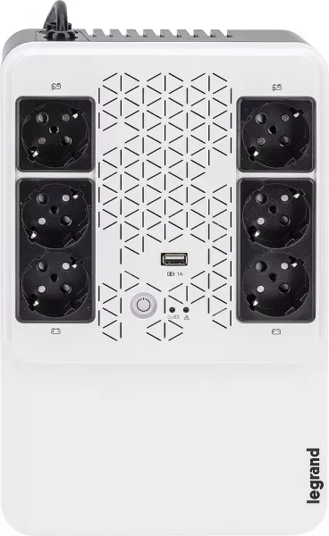 legrand-onduleur keor multiplug - 6x2p+t + disjoncteur - 800va 480w - 15 minutes (310084)
