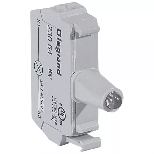 legrand-osmoz bloc - t�te lum - � ressort - 12/24v~/= - jaune (023064)
