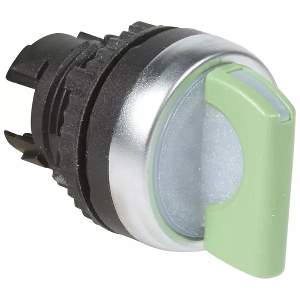 legrand-osmoz compo - bouton tournant lum - manette - 3 posit. d et g - 45� - vert (024058)