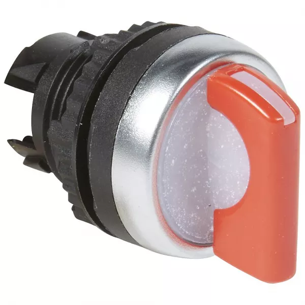 legrand-osmoz compo - bouton tournant lum - manette - 3 posit. droites - 45� - rouge (024054)
