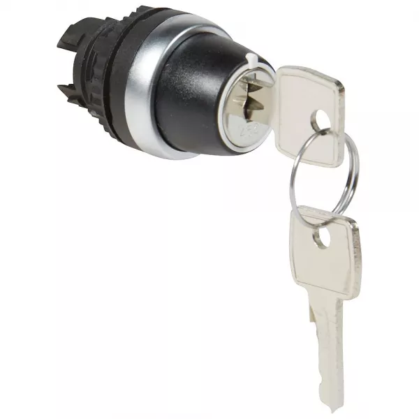 legrand-osmoz compo - bouton tournant non lum - cl� - 2 posit. fixes ret cl� (0�12h) 90� (023955)