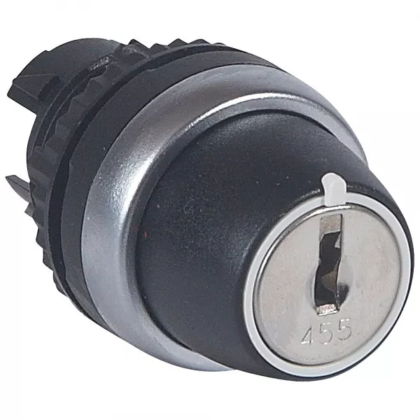 legrand-osmoz compo - bouton tournant non lum - cl� - 3 posit. d et g - 45� (023961)
