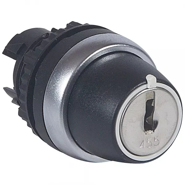 legrand-osmoz compo - bouton tournant non lum - cl� - 3 posit. droite - 45� (023962)