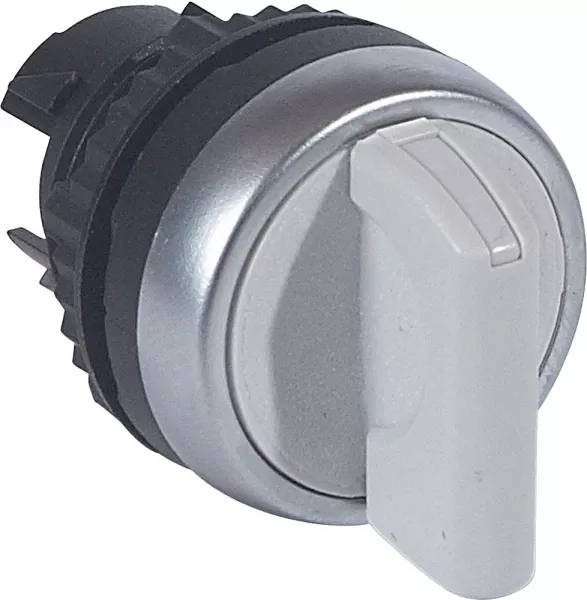 legrand-osmoz compo - bouton tournant non lum - manette - 2 posit. fixes (0 � 12h) gris (023908)