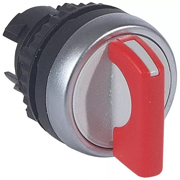 legrand-osmoz compo - bouton tournant non lum - manette - 2 posit. fixes (0 � 12h) rouge (023905)