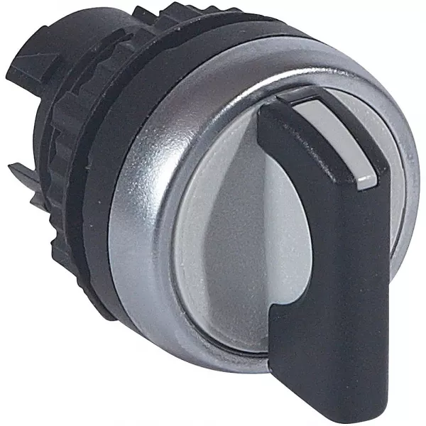 legrand-osmoz compo - bouton tournant non lum - manette - 3 posit. droite 45� - noir (023927)