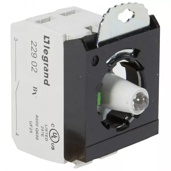 legrand-osmoz compo - sous-ensemble bloc - t�te lum - � vis - 12/24v~/= - no - vert (023002)