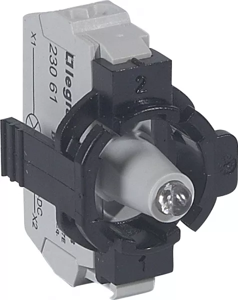 legrand-osmoz compo - sous-ensemble bloc - voyant - � ressort - 12/24v~/= - rouge (023111)