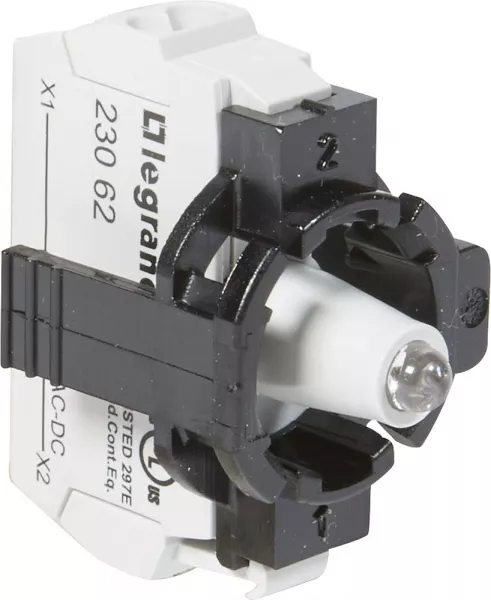legrand-osmoz compo - sous-ensemble bloc - voyant - � ressort - 12/24v~/= - vert (023112)