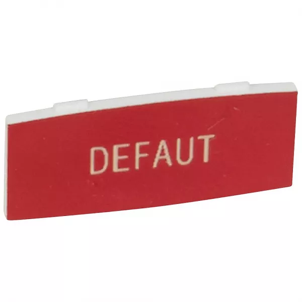 legrand-osmoz insert avec texte defaut fond rouge - alu - petit mod�le (024340)