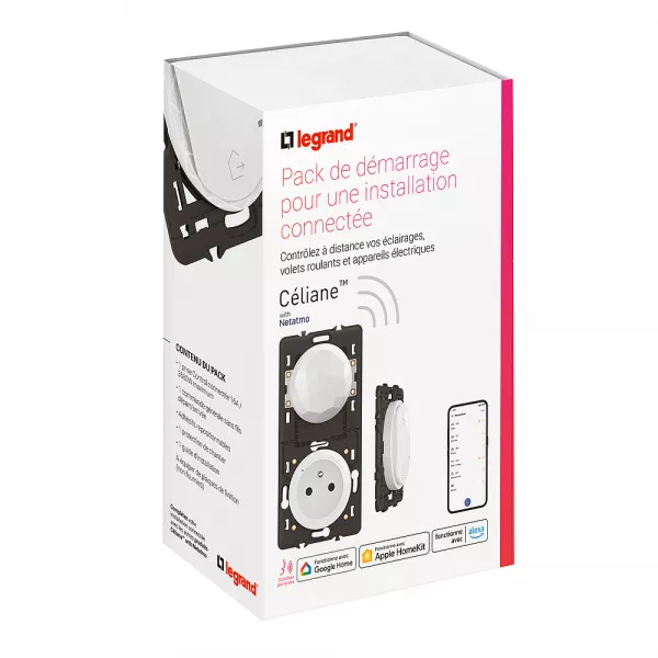 legrand-pack de d�marrage c�liane with netatmo pour installation connect�e - blanc (cb0443)