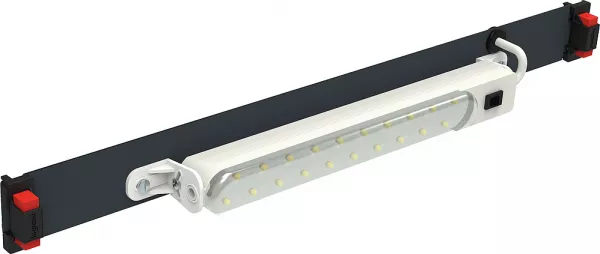 legrand-panneau 1u m�tal 19pouces �quip� d\'un kit d\'�clairage et inter avec tube led 8w (046491)