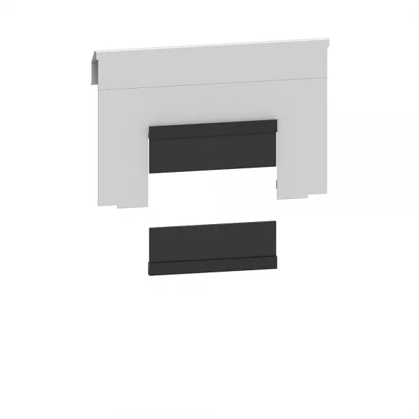legrand-panneau � balais m�tal 12 modules xl�hp 630 (2pbr12)