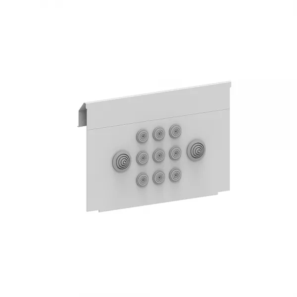 legrand-panneau avec embouts 12 modules xl�hp 630 (2ppc12cs)
