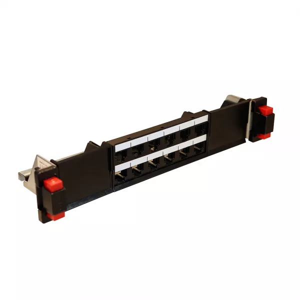legrand-panneau brassage 10pouces droit 1u � �quiper 12 connecteurs rj45 cat5e � cat6a (033799)