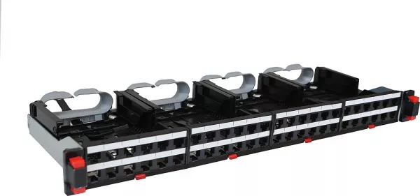 legrand-panneau brassage droit 19pouces 1u lcs� � �quiper 48 connecteurs haute densit� (033793)