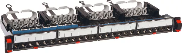 legrand-panneau brassage droit 19pouces 1u lcs� cat�gorie 6 avec 24 connecteurs rj45 ftp (033761)