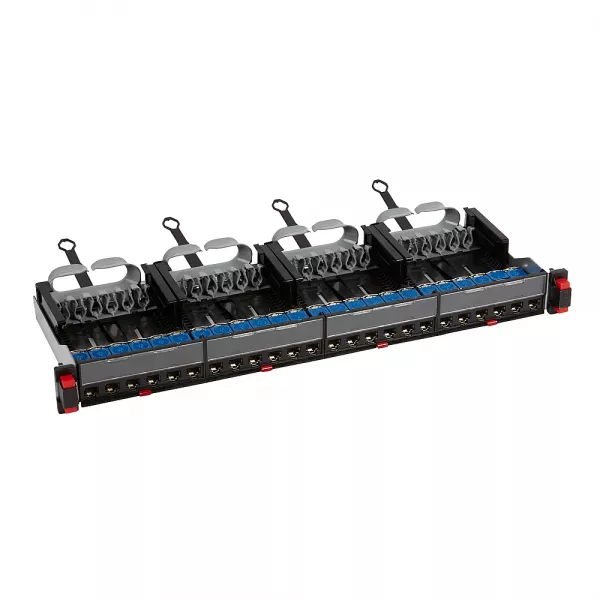 legrand-panneau brassage droit 19pouces 1u lcs� cat�gorie 6 avec 24 connecteurs rj45 stp (033762)