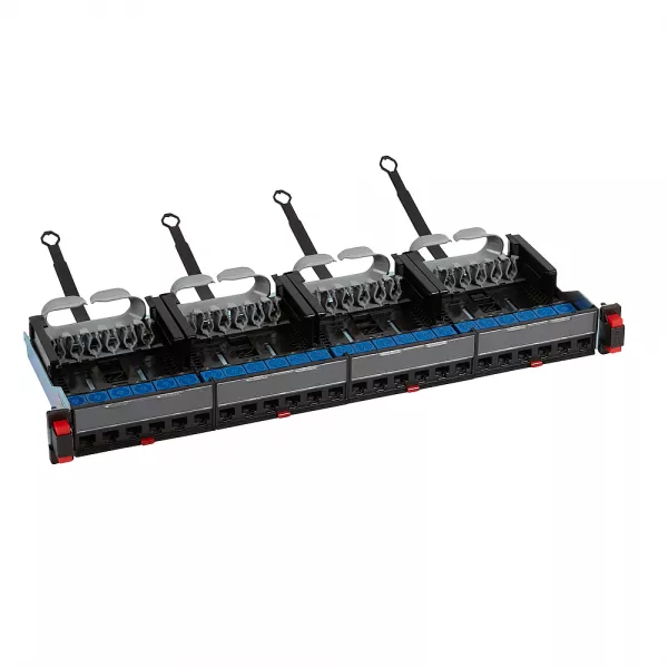 legrand-panneau brassage droit 19pouces 1u lcs� cat�gorie 6 avec 24 connecteurs rj45 utp (033760)