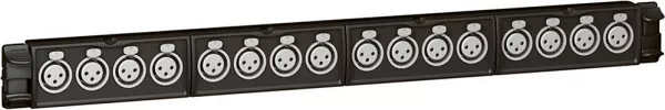 legrand-panneau de brassage 19pouces xlr femelle 1u - 16 connecteurs (033596)