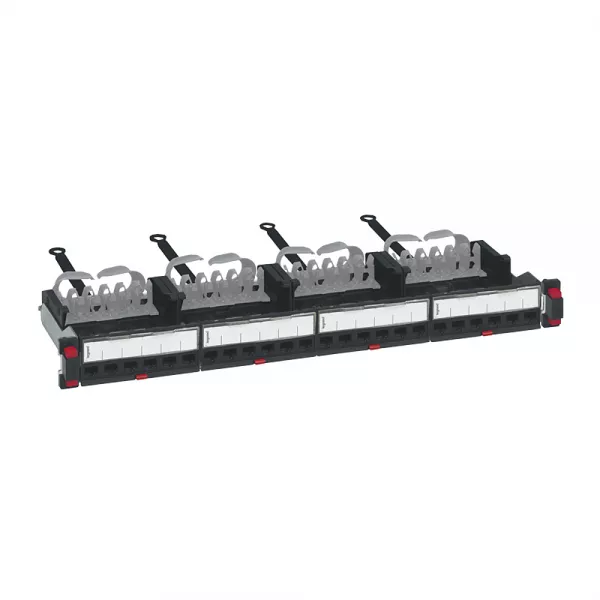 legrand-panneau de brassage droit 19pouces 1u lcs� cat5e avec 24 connecteurs rj45 ftp (033751)