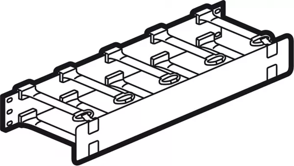 legrand-panneau de gestion de cordons 19pouces 2u prof. 172mm pour racks 19pouces hd (046571)