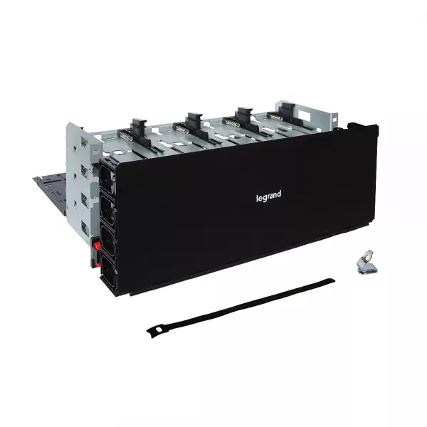 legrand-panneau modulaire 19pouces lcs� � �quiper de 4 supports pour cassette slim - 4u (032177)