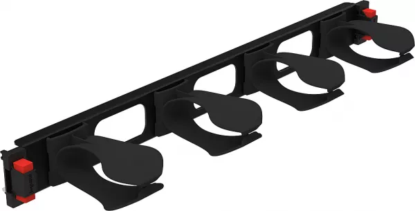 legrand-panneau passe-fils 19pouces m�tal 2 axes 1u soluclip (046522)